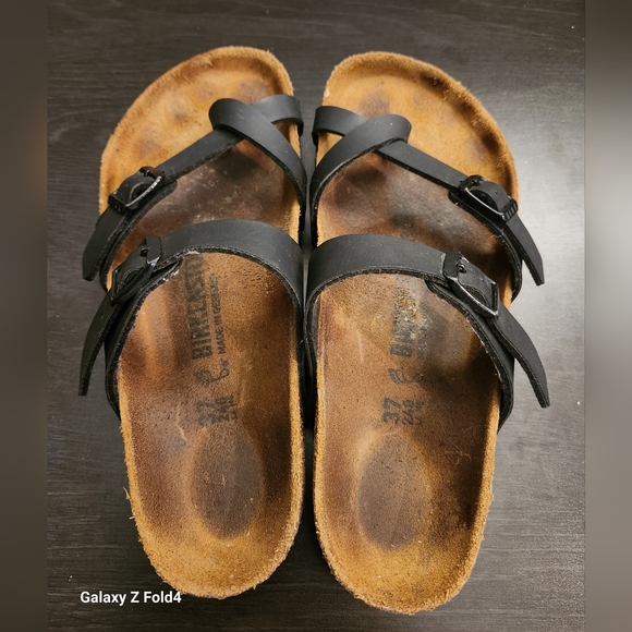 Birkenstock Mayari Oiled Leather Sandals Size 6 - Picture 6 of 6